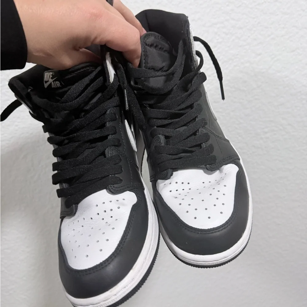 Jordan retro 1 high black and white - Picture 7 of 9